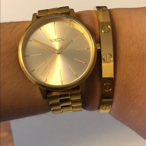 Nixon Kensington Gold Watch